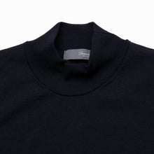 画像をギャラリービューアに読み込む, 【モックネック】D0D144 Drumhr ドルモア モダン メリノウール 30ゲージ ネイビー