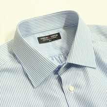 画像をギャラリービューアに読み込む, 【シャツ】 サンプル 日本製 ブルー ロンドン ストライプ 43-88