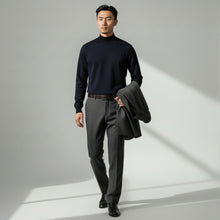 画像をギャラリービューアに読み込む, 【モックネック】D0D144 Drumohr ドルモア モダン メリノウール 30ゲージ ネイビー