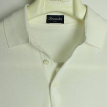 画像をギャラリービューアに読み込む, 【ニットポロ】Drumhr ドルモア 長袖 ホワイト