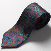 Load image into Gallery viewer, [Tie] Stefano Bigi, Italian silk, paisley pattern
