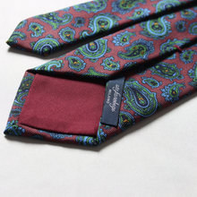 Load image into Gallery viewer, [Tie] Stefano Bigi, Italian silk, paisley pattern
