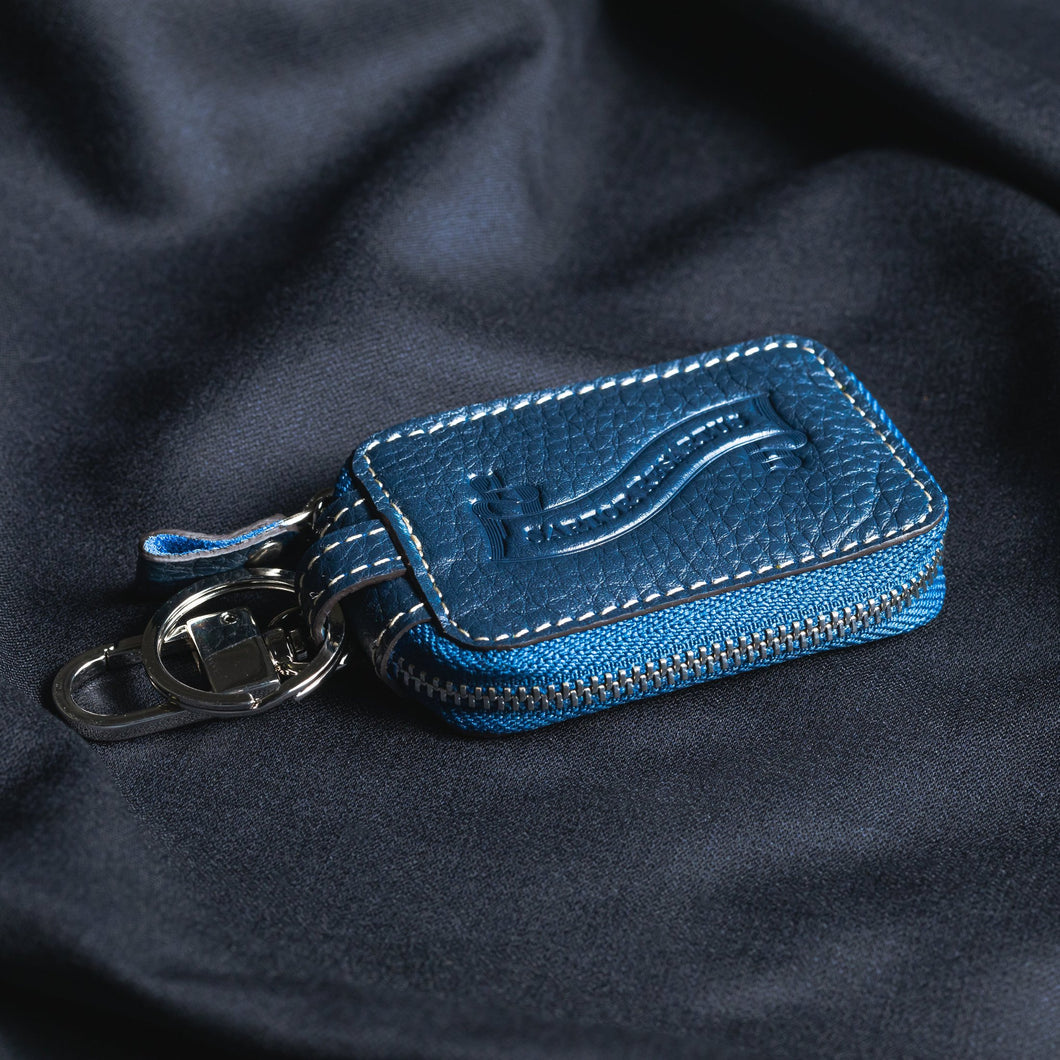 [Key case] Sartor Resartus 1971 original leather grained leather navy