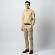 Load image into Gallery viewer, [Knit polo] Drumhr long sleeves charcoal　
