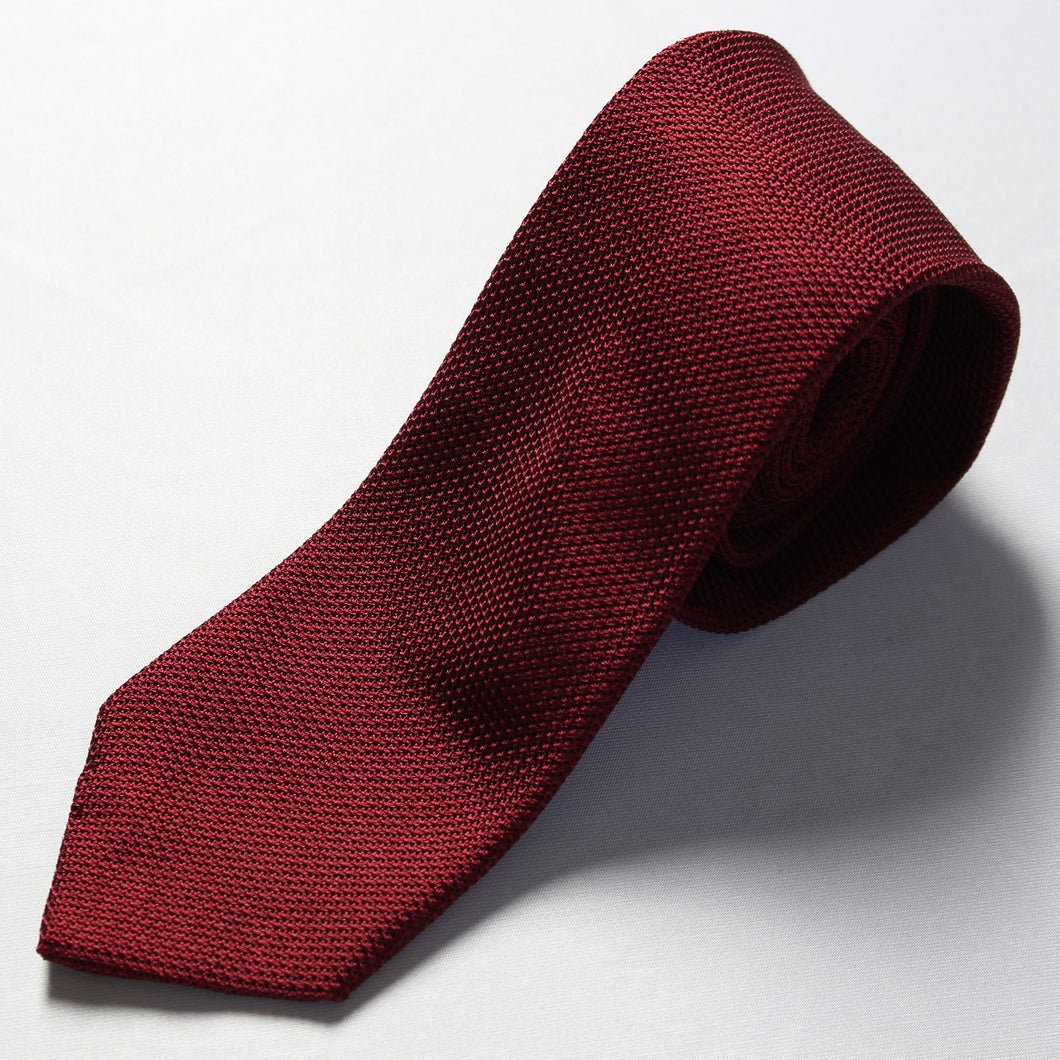 [Tie] Stefano Visi Italian Garza Thai Bordeaux