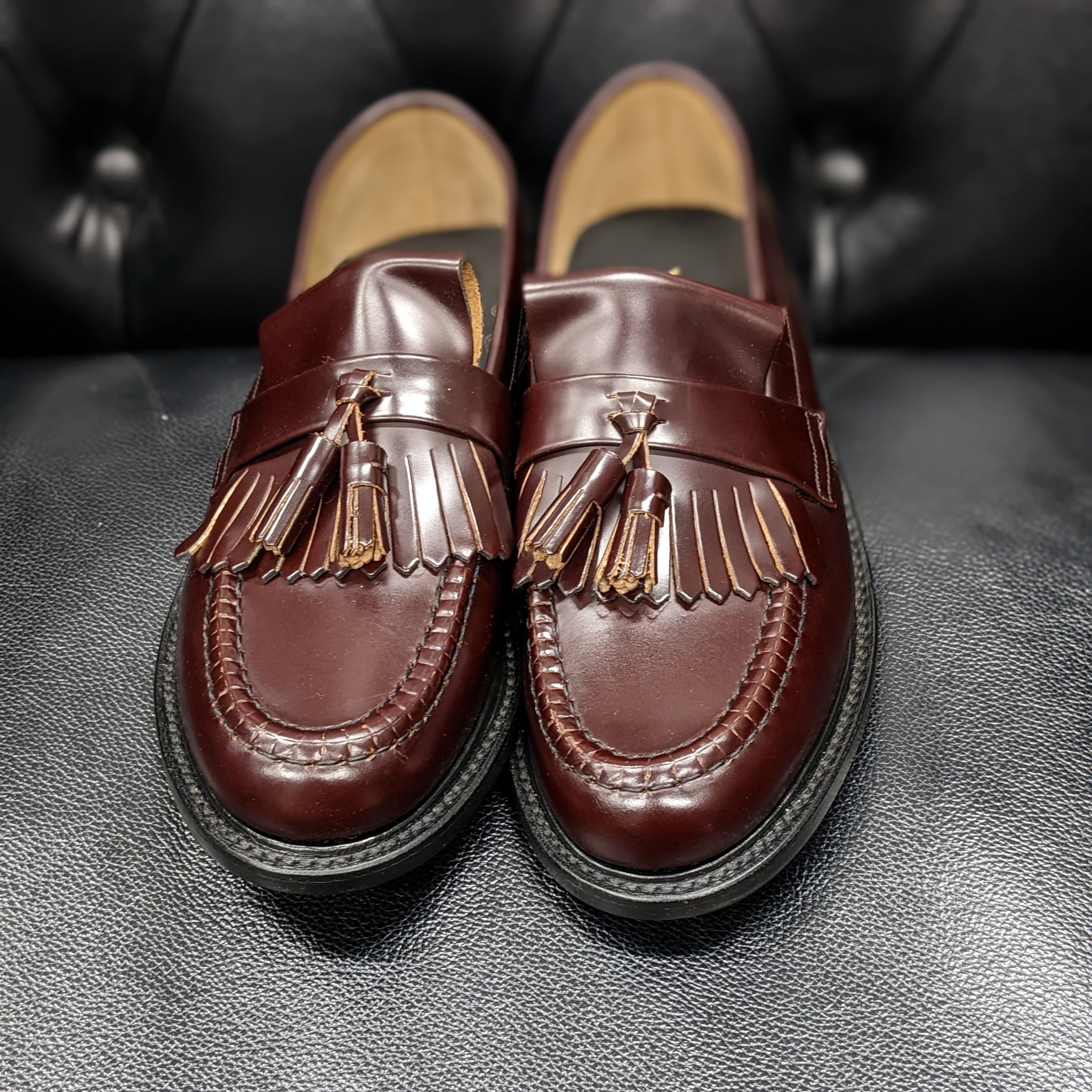 WEB限定デザイン タッセル ローファー Loake Shoe Brighton | alamiah